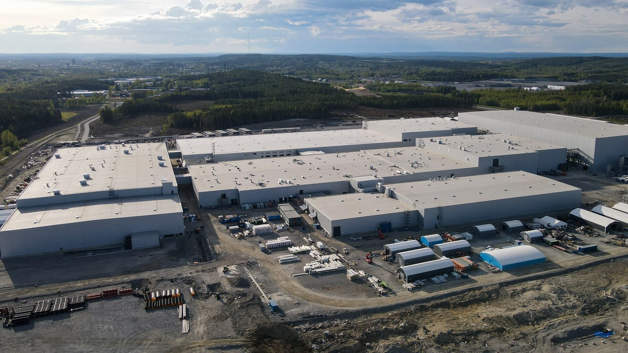 Northvolts fabrik i Skellefteå.