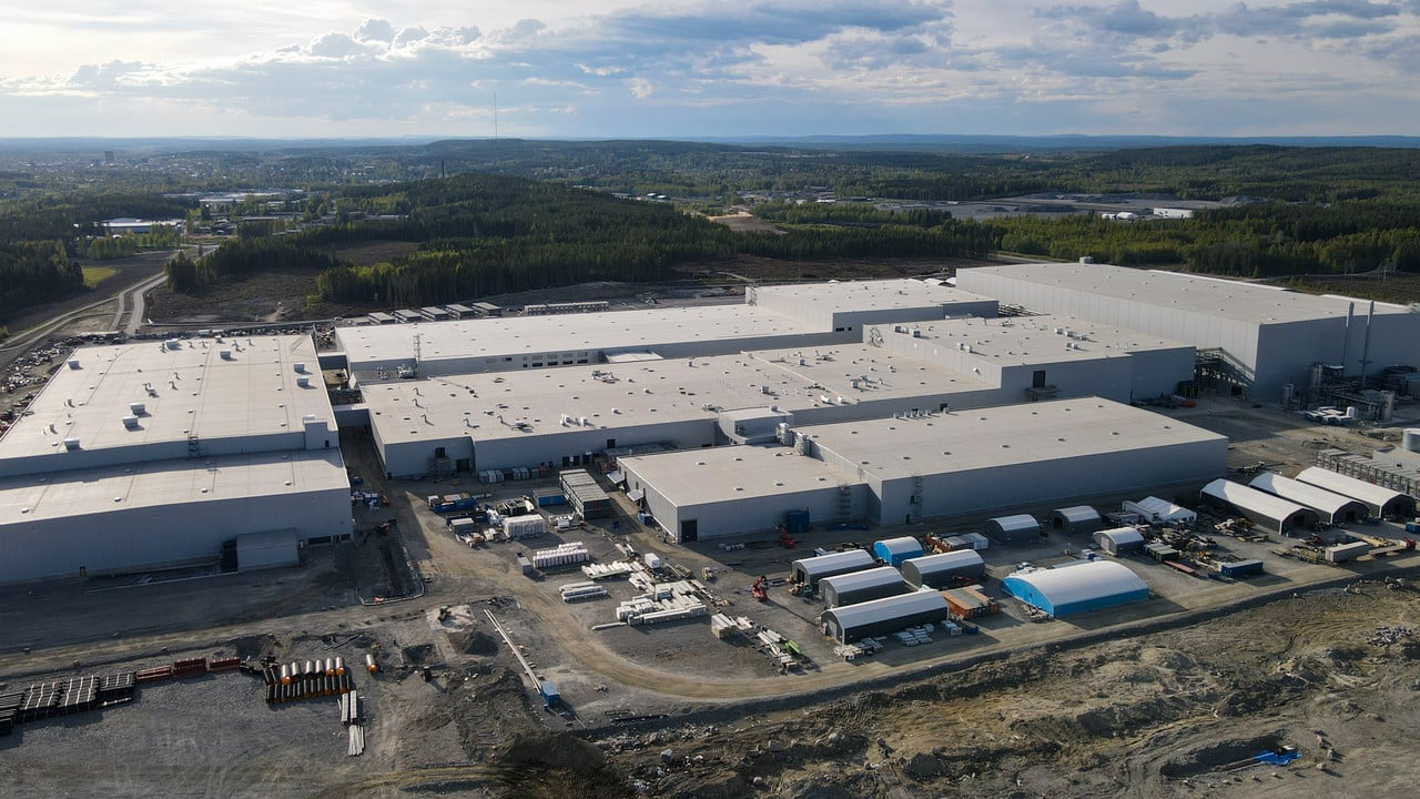Northvolts fabrik i Skellefteå.