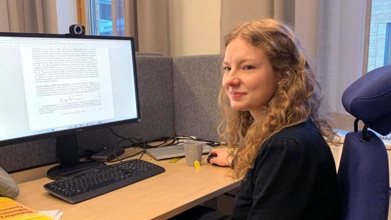Emma Andersdotter Svensson, doktorand på Institutionen för matematik och matematisk statistik