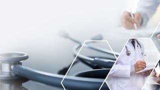 Medical technology, Healthcare and medicine concept. Doctor and professional health team working in modern hospital, medical research and development. Online health and telemedcine, technology background