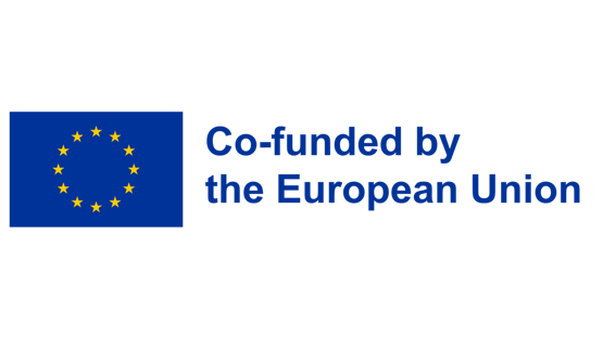 eu flag and text about co-funding
