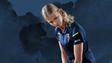 Alva Kvarnström kombinerar studier vid Umeå universitet med en elitidrottssatsning i bangolf.