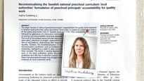 Sophia Rudebergs artikel på en anslagstavla