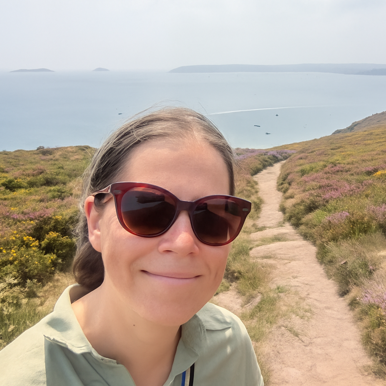 Marije Boks på vandring i Wales