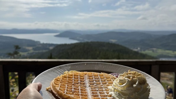 Våffla vid Skuleberget