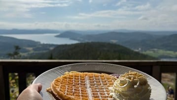 Våffla vid Skuleberget