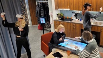 Laboration i UMeHälsa-lab