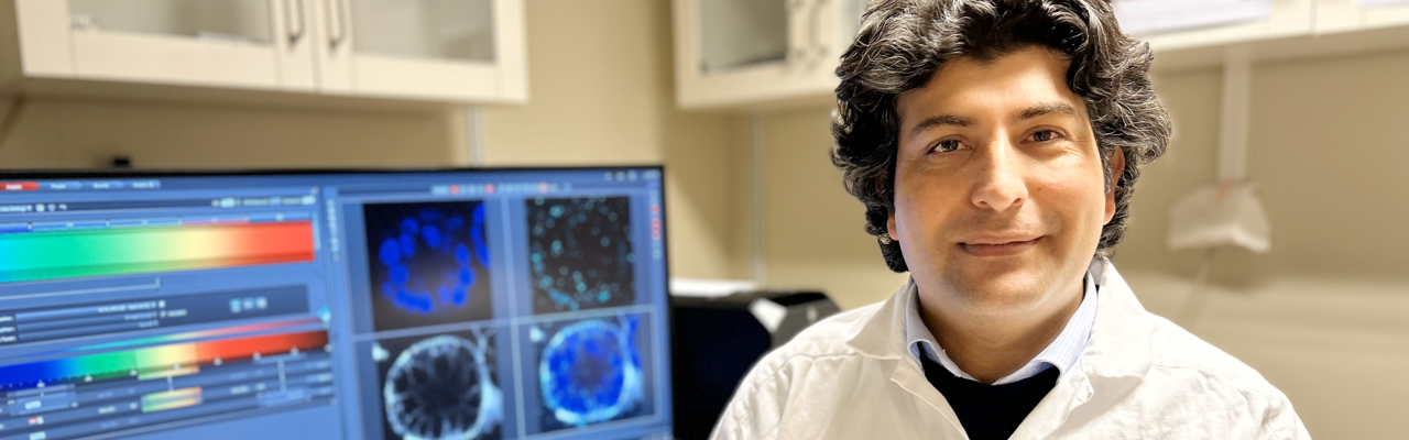 Aftab Nadeem, forskare vid Institutionen för molekylärbiologi. ENG: Aftab Nadeem. Research fellow at the Department of Molecular Biology.