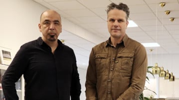 Miguel Inzunza och Jonas Hansson vid Enheten för polisiärt arbete