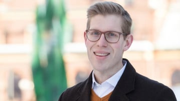 Albin Stjernbrandt, doktorand vid Institutionen för folkhälsa och klinisk medicin