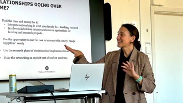 Vilka berörs av din forskning och vilka skulle kunna använda resultaten? Börja där när du letar efter samarbetspartner, tipsar Linda Richter Sundberg.