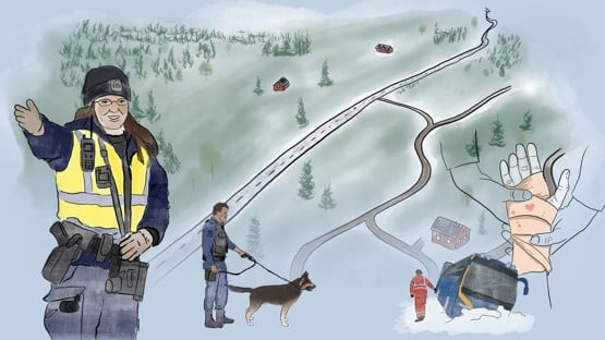 Illustration för temadag: Samhällssäkerhet i norra Sveriges glesbygd