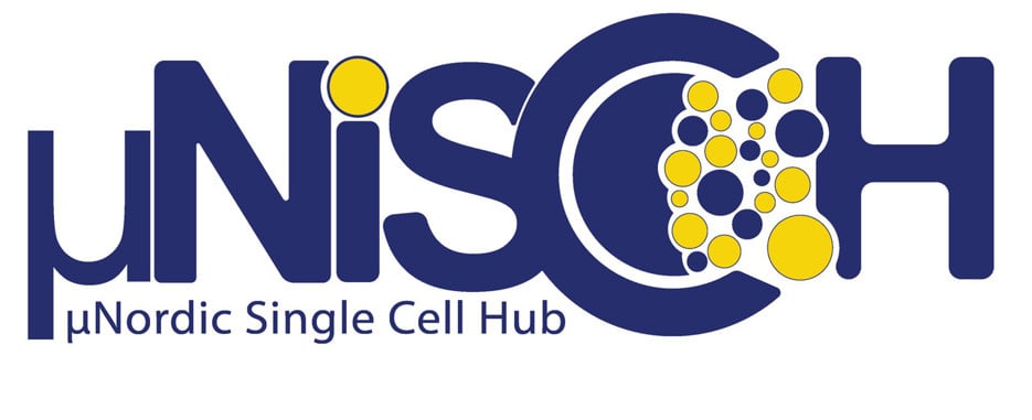 Logotyp för µNordic Single Cell Hub.