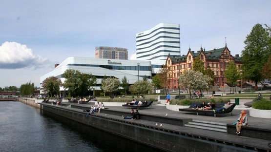 Väven, Stora hotellet och Rådhusparken.