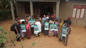 Fältarbete i Rwanda