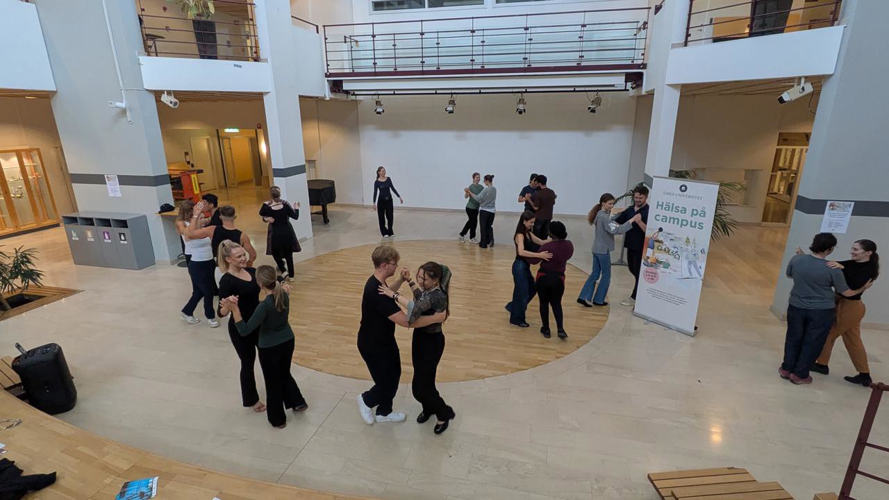 Hälsa på campus erbjöd sju olika danser under dagen.