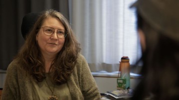 Agnetha Frick, studievägledare vid Institutionen för informatik.
