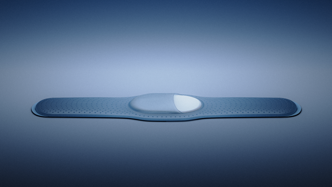 The Hydration Patch enables caregivers to monitor senior hydration levels in real-time through advanced, non-invasive sweat analysis.
