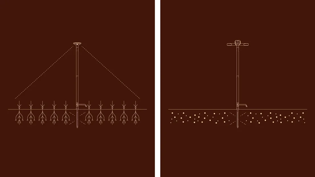 The Spear functions both as a monitoring device for above and below ground data, as well as a dedicated soil sampler.