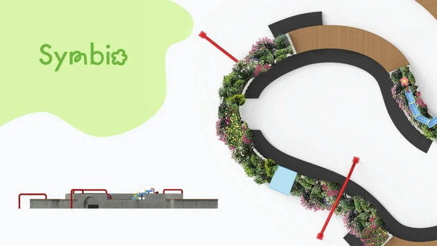 Symbio - symbiosis, an interaction where different organisms live together in a way that benefits both parties