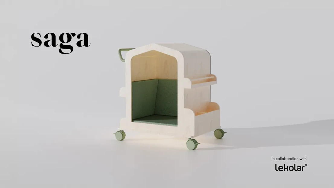 Saga in collaboration with Lekolar