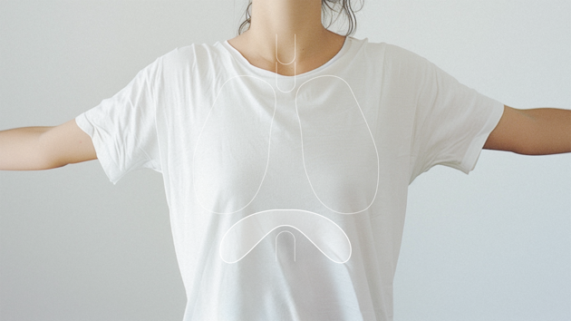 Graphical representation of diaphragm.