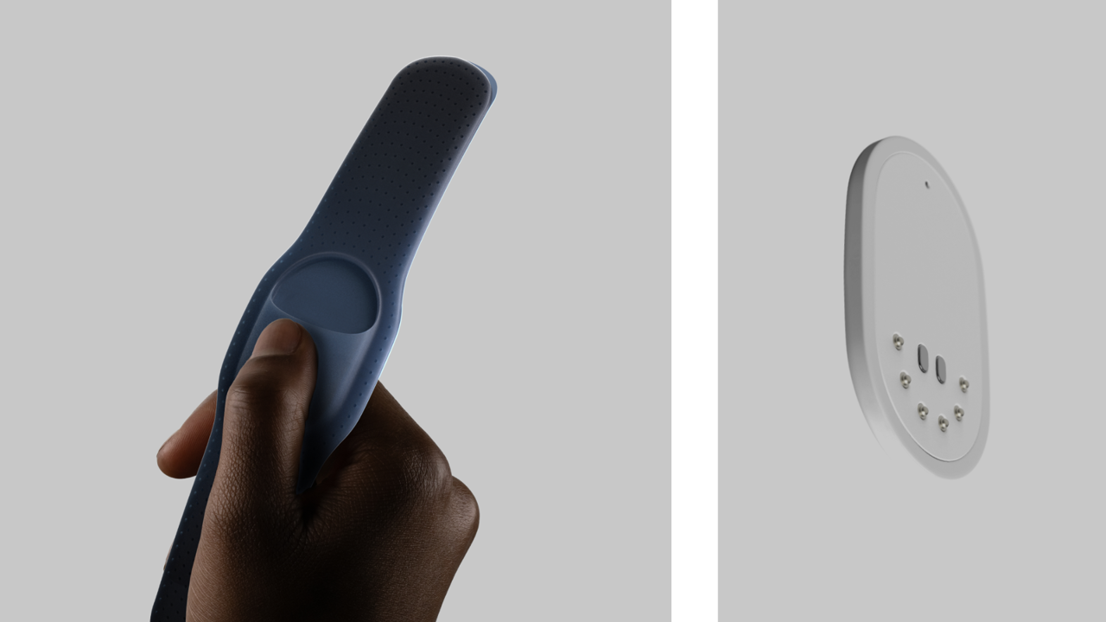 The Hydration Check Patch’s sleeve design reduces material waste on single-use parts compared to existing products.