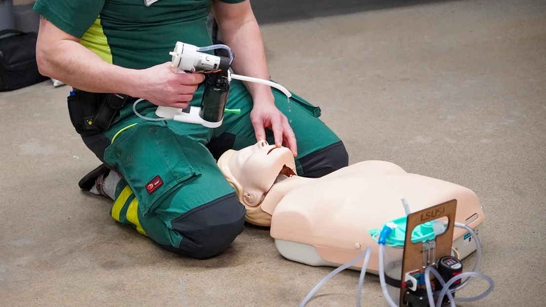 Concept validation at the Ambulance station in Umeå: Users prefer handheld.