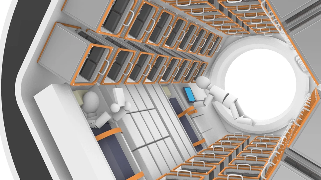 Process – Space station interior