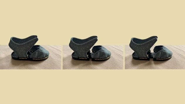 Prototypes in three different sizes (EU 22, 23, and 24)