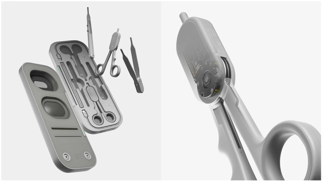 Full kit (disassembled), highlighting advanced force-feedback simulation.