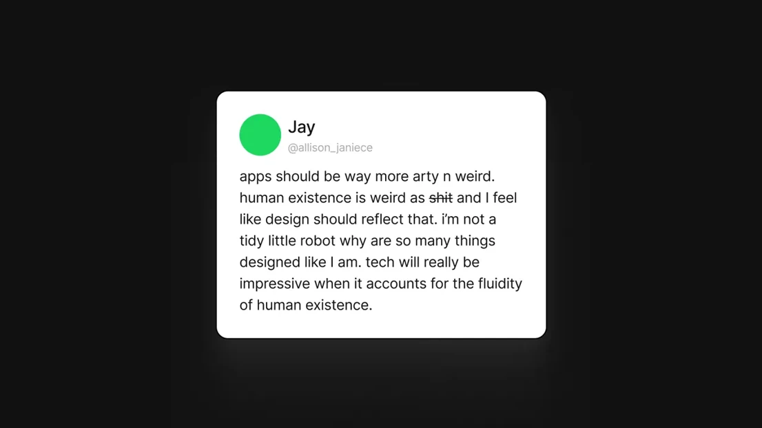 Tweet to spark curiosity into emotional interfaces