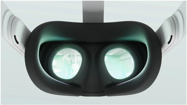 XR point-of-view of the immersive MX Surgical training space.