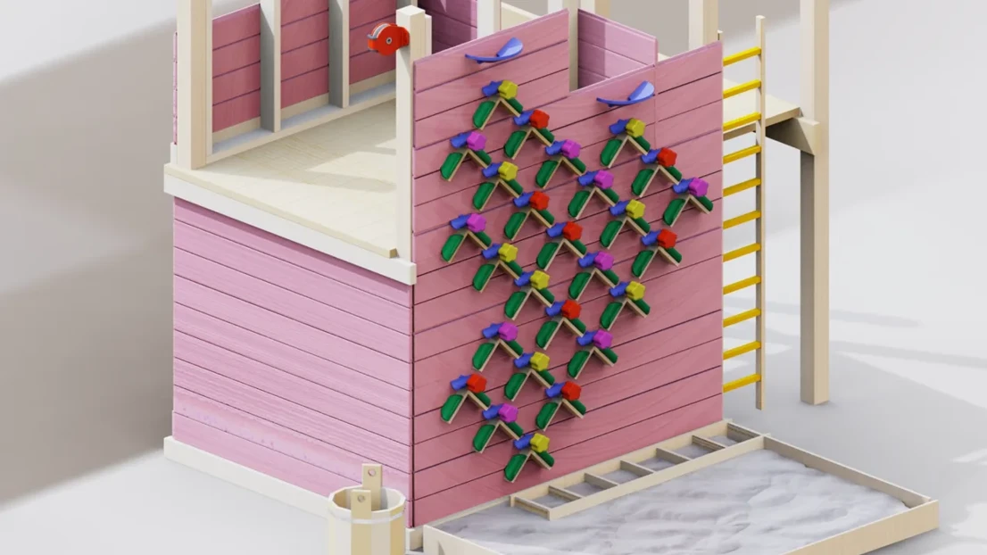 Modular system allows for different layouts 
