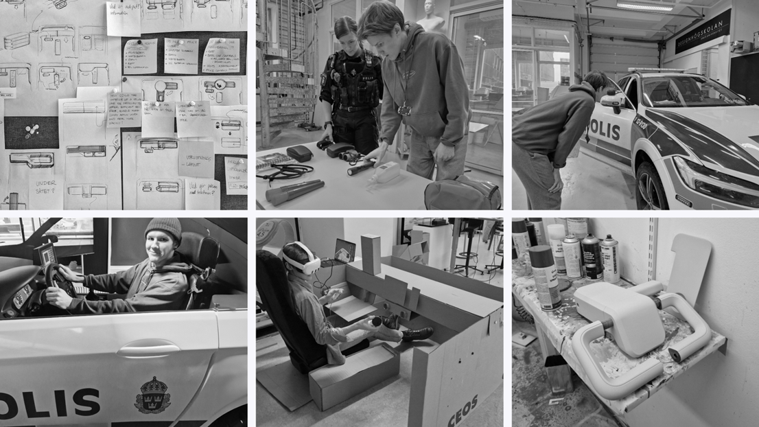 The project has been carried out with close support from police officers and involved extensive 1:1-scale testing, to achieve the most accurate result possible. 