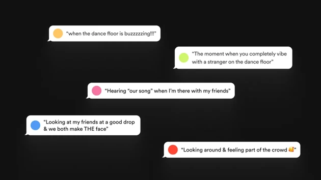 Inspirational moments from the party setting