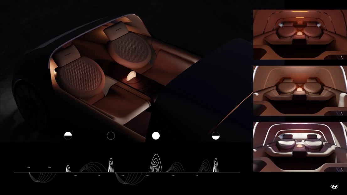 Four adaptive light scenarios