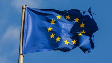 Bild på EU-flagga