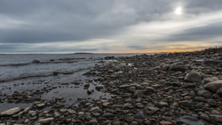 Vy över Luleå skärgård.