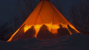 Bild på kåta