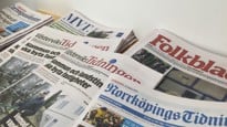 Bild på dagstidningar