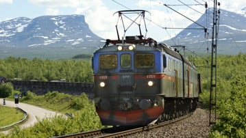 Bild på malmtåg