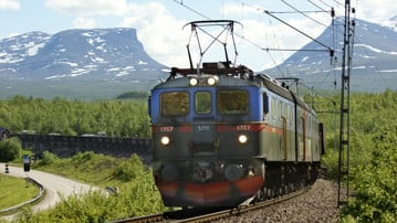 Bild på malmtåg