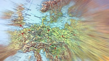 Bild på Europakarta.