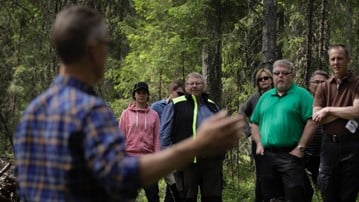 Bild från exkursion med Future forests