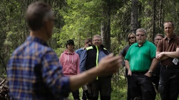 Bild från exkursion med Future forests