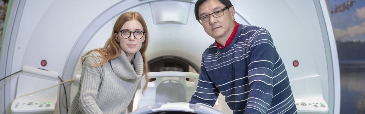 Bild på Klara Leffler, Anknuten som doktorand och handledare Yun Yu i matematik, Umeå universitet