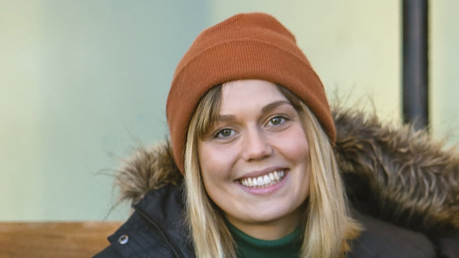 Studenterna Alexandra Sandström och Christian Esselin som båda pluggat utomlands som Erasmus-studenter.