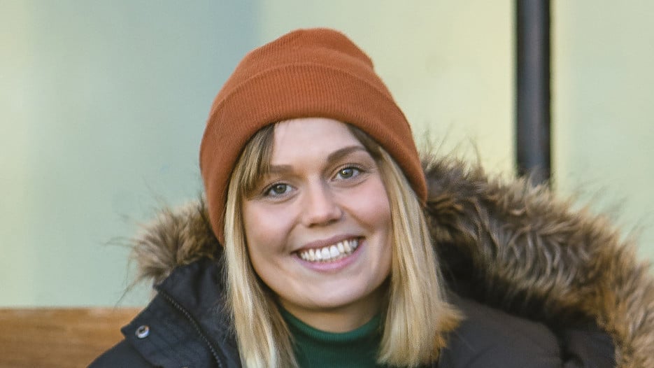 Studenterna Alexandra Sandström och Christian Esselin som båda pluggat utomlands som Erasmus-studenter.