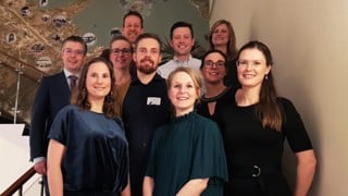 Gruppbild av doktorander vid Forskarskolan i Allmänmedicin, grupp 10